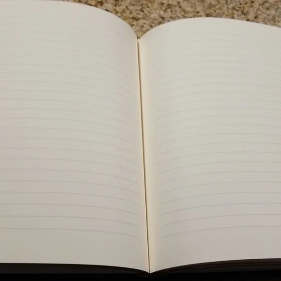 Dark Blue leather journal (New in package) - Picture 4 of 5